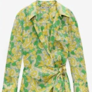 Zara Printed Dress with Headband